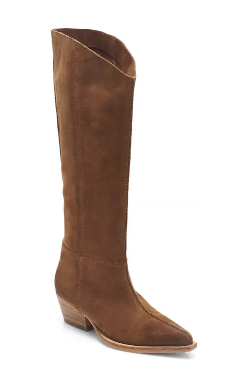 Free People Sway Low 2.0 Knee High Boot in Tan at Nordstrom, Size 7.5Us | Nordstrom