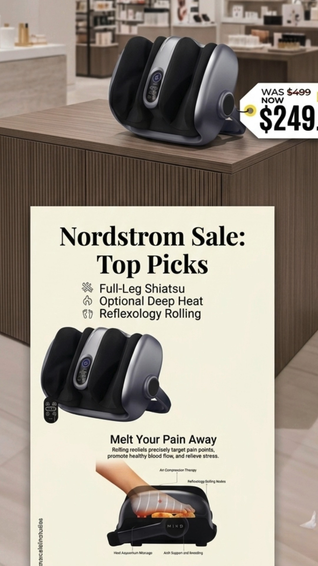 NORDSTROM ANNIVERSARY SALE:  MASSAGE!!! OMG please treat yourself to this, it is ahhmmaazing! Don't just take it from me, they have over 4.5 rating.  The savings is HUGE!  #nordstromanniversarysale #massage #selfcare #calfmassage #salealert  

 #LTKOver40 #LTKSaleAlert #LTKBeauty