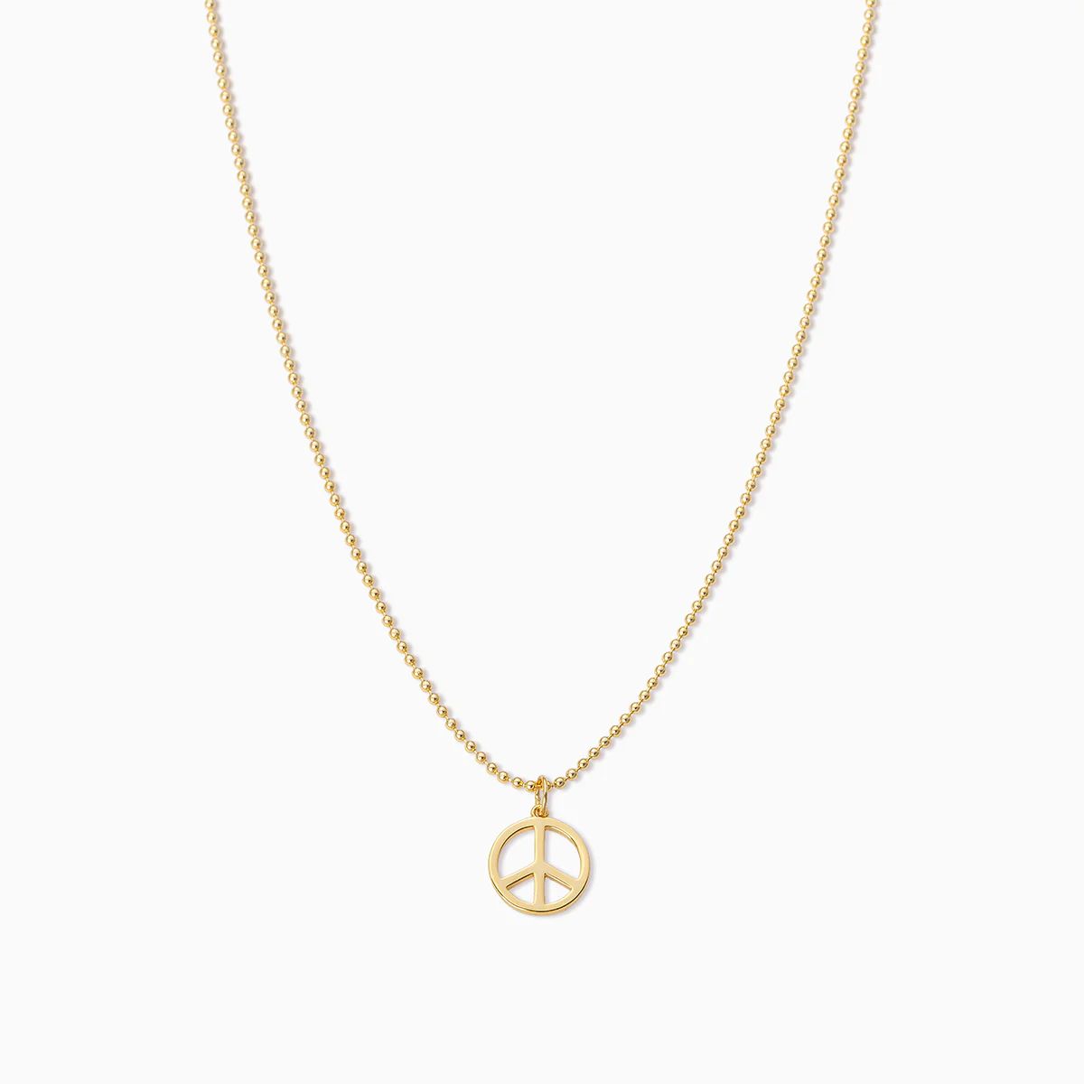 Peace Sign Pendant Necklace | Uncommon James