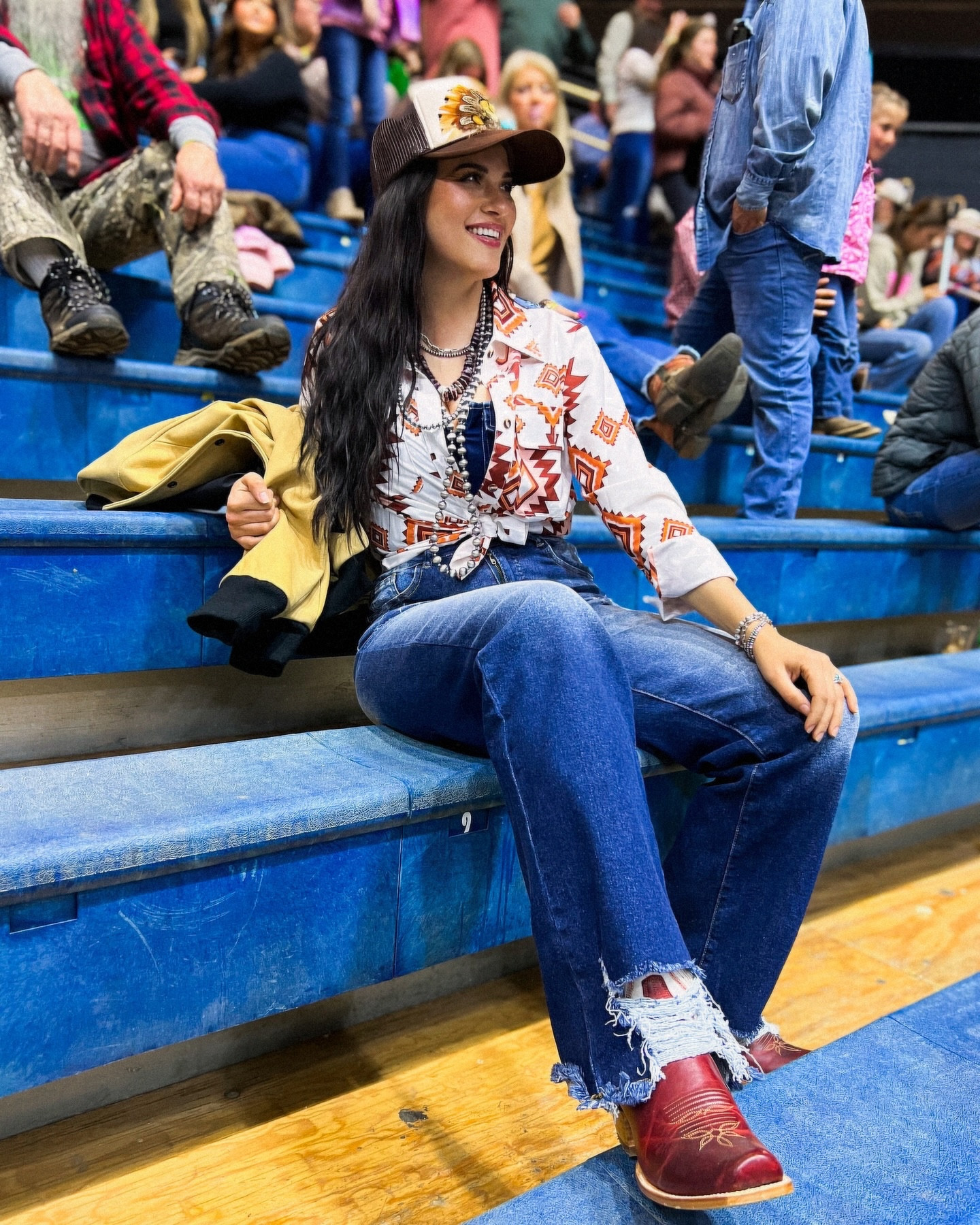 Support your local rodeo 🤠

When the rodeo comes to town, it’s more than just a night of fun—it’s a celebration of the western way of life. This industry thrives because of the people who show up, cheer on the cowboys and cowgirls, it keeps the tradition alive. So come as you are.. just make sure to come!

Speaking of keeping things western, I picked up this new button up and jeans from @luckyandblessed_official to match my new Cowgirl Certified boots from @danpostbootco — boot review on the new riding boots from Dan Post coming soon! 🔥

Use code NEONWRANGLER to try new these boots today

#SupportRodeo #WesternWayOfLife #DanPostBoots #LuckyAndBlessed #cowgirloutfit #cowgirlstyle #rodeooutfit