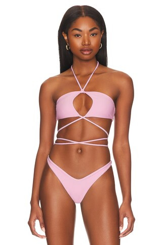 Camila Coelho Azaria Top in Baby Pink from Revolve.com | Revolve Clothing (Global)