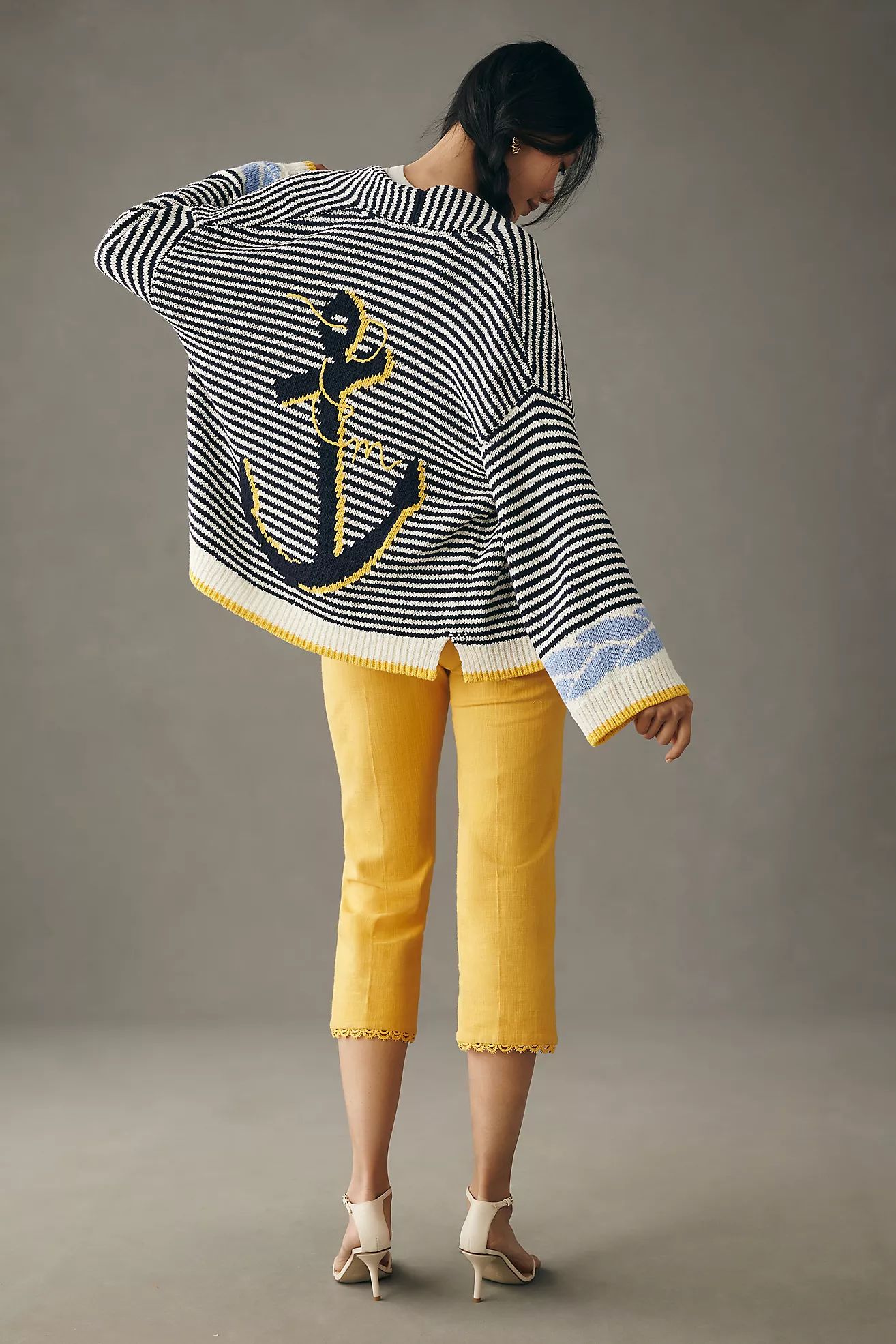 Maeve Bell-Sleeve Cardigan Sweater | Anthropologie (US)