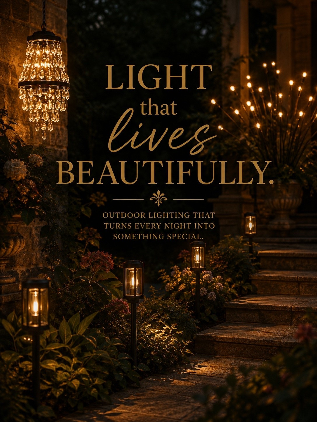 The right lighting doesn’t just illuminate your outdoor space—it gives it a completely different atmosphere. ✨ Warm pathway lights, glowing garden accents, and chandelier-inspired details make an ordinary evening outside feel like somewhere you’d actually want to linger.

Proof your exterior deserves just as much attention as the rooms inside.

#AmazonFinds #OutdoorLighting #OutdoorDecor #GardenLighting #PatioInspo #LuxuryForLess #DesignerLook #ExteriorDesign #OutdoorLiving #AmazonHome #GardenInspiration #LandscapeLighting #ElegantHome #HomeDecorFinds #callsigndesign