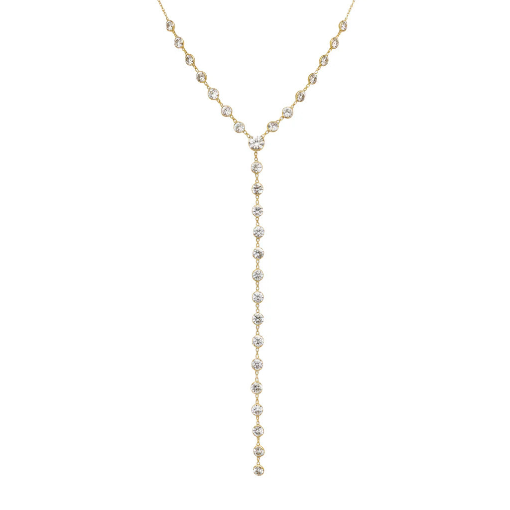 Station Lariat Necklace | Jennifer Miller Jewelry