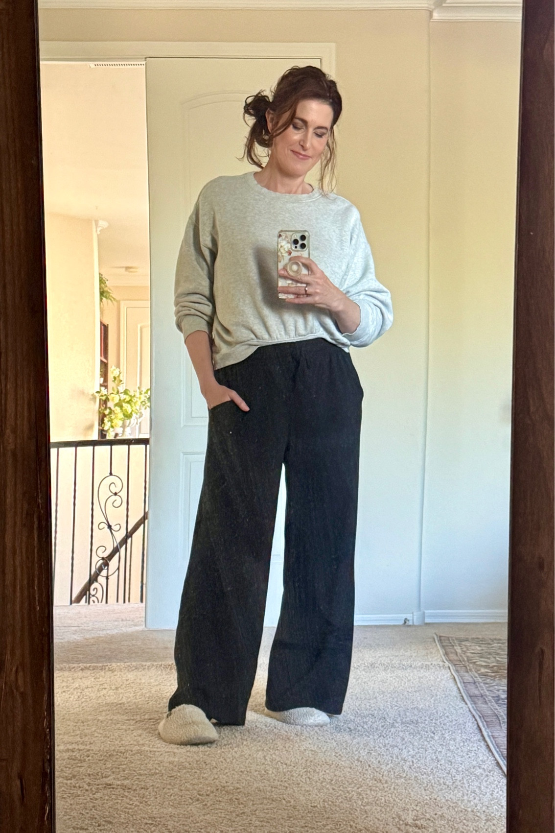 Been living in these comfy cozy loungewear pieces. And they have pockets!) When I’m home, I’m in these (and the other loungewear pants I listed below). Perfect for those of us who are homebodies  🤗 But I’d definitely wear them out for running errands or even while traveling. 

Loungewear, over 50, 50 plus, travel wear, 

#LTKOver40 #LTKFindsUnder50