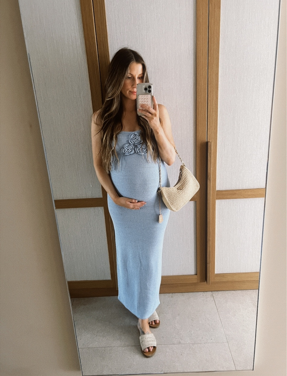 A bump friendly dress perfect for vacation, babymoon, baby shower, or maternity shoot! I’m wearing a size small. 

#LTKStyleTip #LTKBump #LTKFindsUnder100