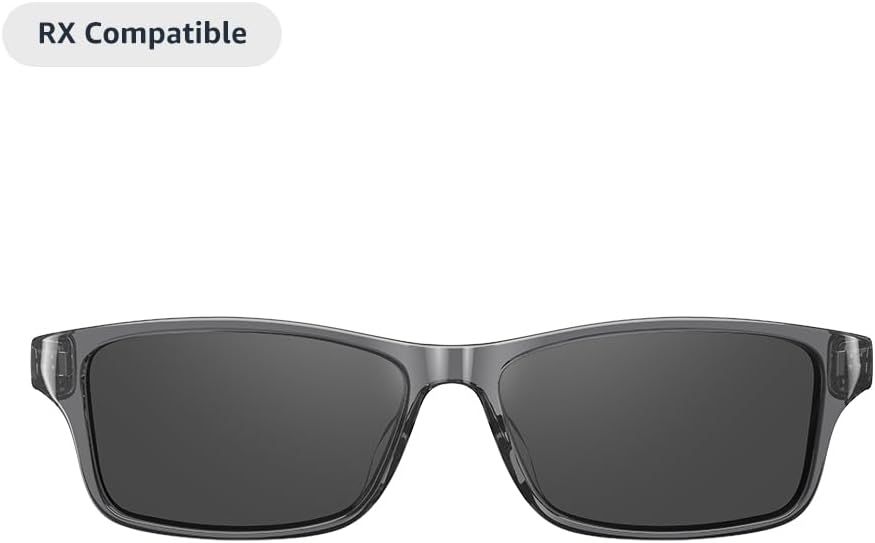 Amazon Echo Frames (3rd Gen) | Smart glasses with Alexa | Modern Rectangle frames in Charcoal Gra... | Amazon (US)