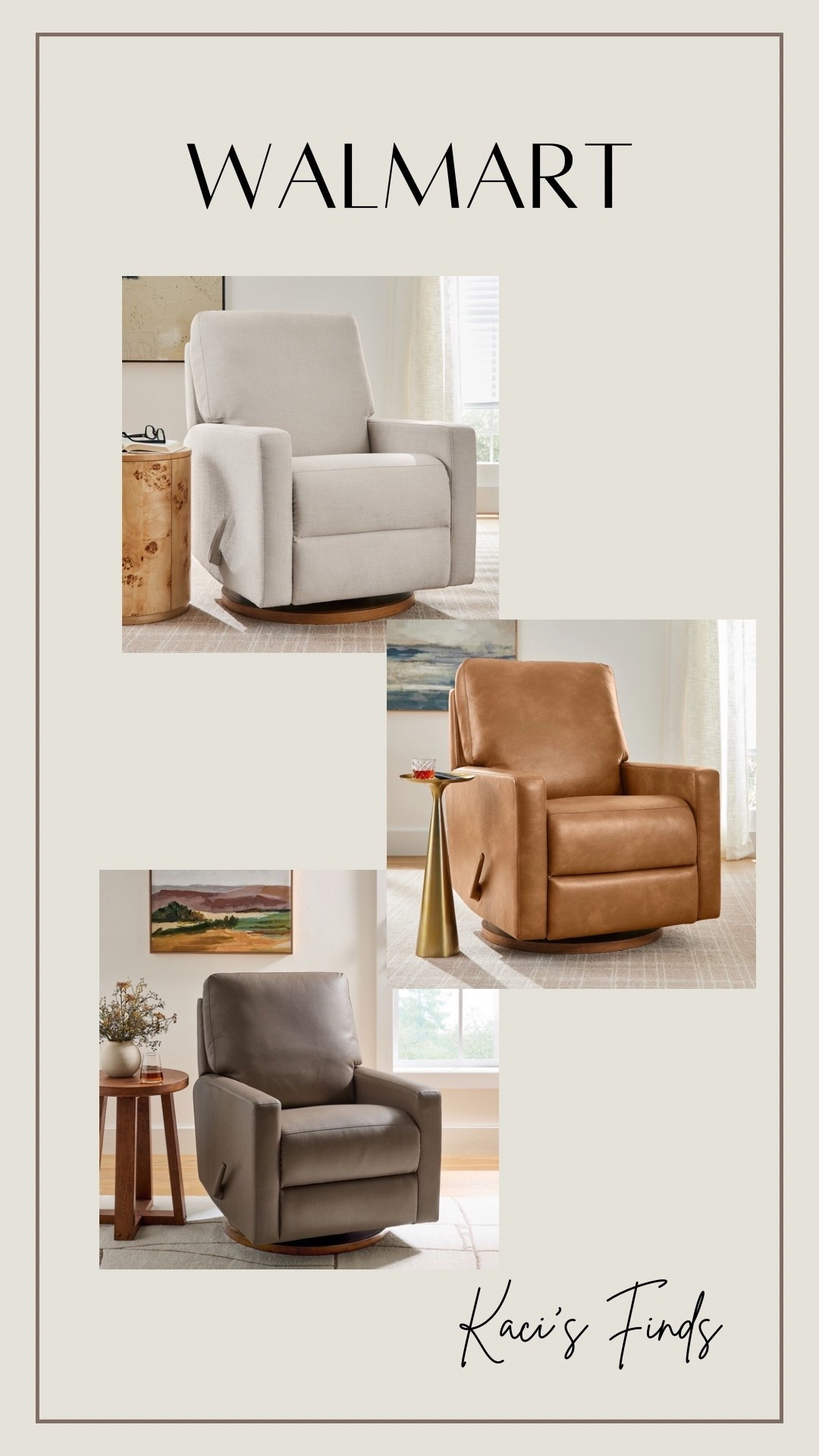 Loving these swivel glider recliners 🤍

Living room
Bedroom
Chair
Chairs
Recliner 
Leather
Linen


#LTKHome #LTKOver40 #LTKSaleAlert