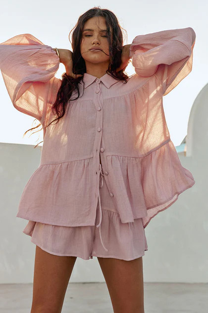 Huxley Top - Blush | Sabo Skirt US