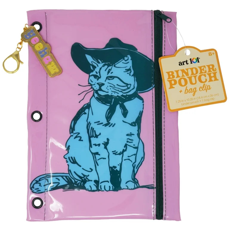 Art 101 Wild West Binder Pouch with Fun Bag Charm | Walmart (US)