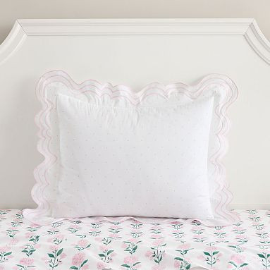 Mini Dottie Scallop Duvet | Pottery Barn Teen
