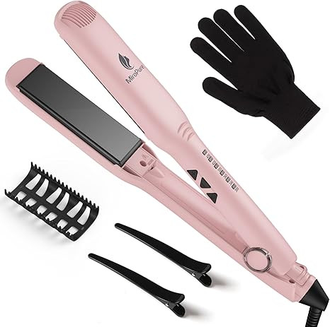 MiroPure 1.5 Inch Flat Iron, 2 in 1 Hair Straightener and Curler, 30s Fast Heating Hair Straighte... | Amazon (US)