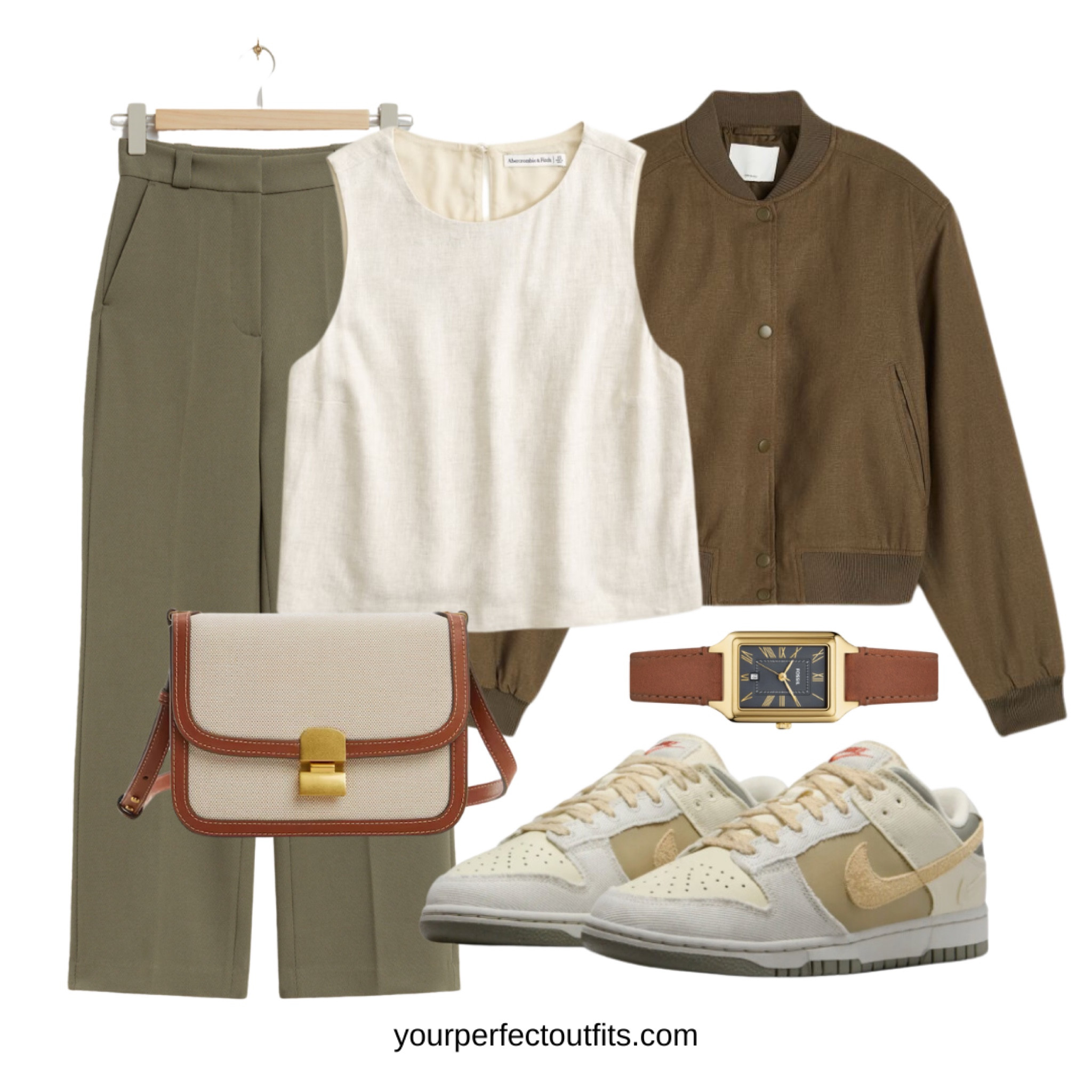 Different ways to style a khaki trousers for everyday spring look

#LTKfindsunder100 #LTKworkwear #LTKSeasonal