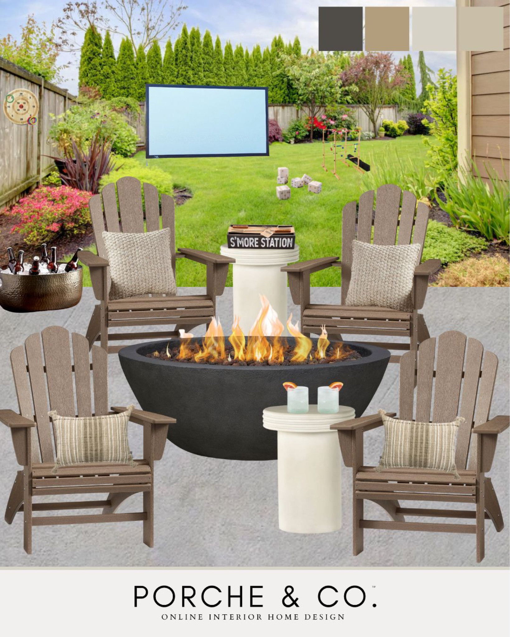 Curated collection, outdoor living spaces, outdoor living, outdoor entertaining, friends and family, McGee & Co. summer time, outdoor games 
#visionboard #moodboard #porcheandco 

#LTKstyletip #LTKSeasonal #LTKFind