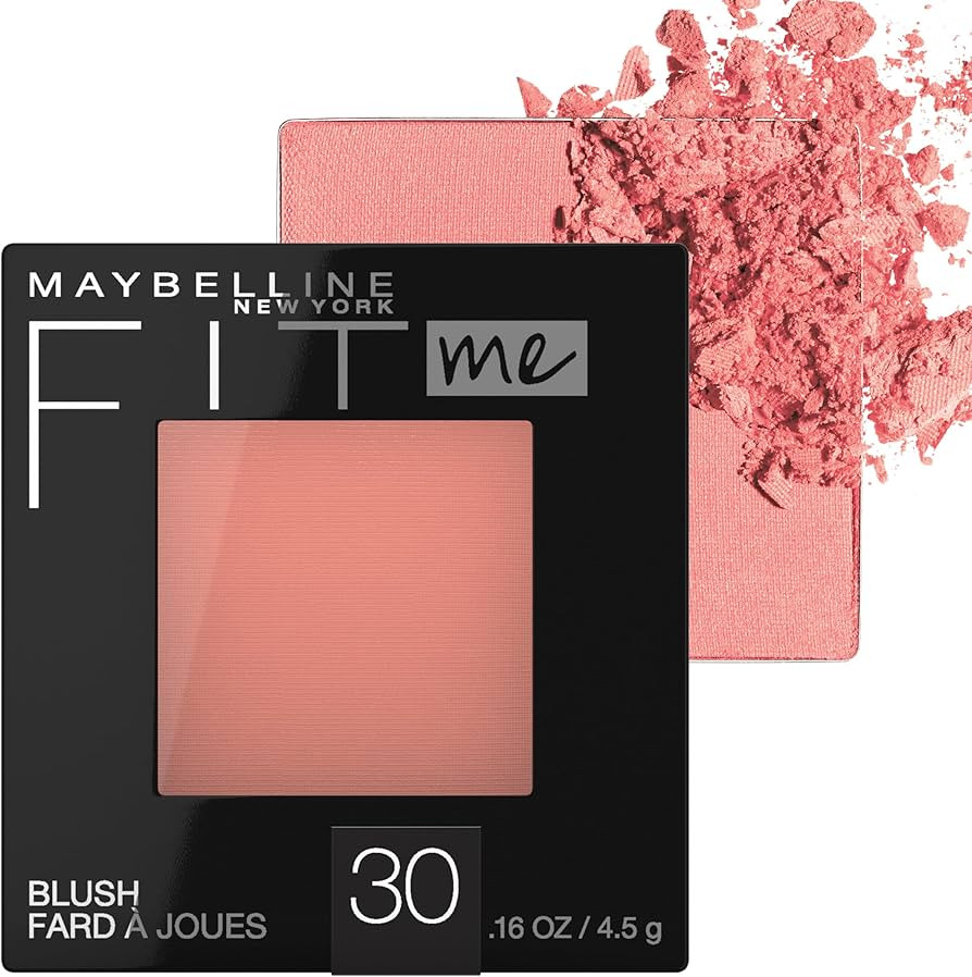 Maybelline Fit Me Powder Blush, Lightweight, Smooth, Blendable, Long-lasting All-Day Face Enhanci... | Amazon (US)