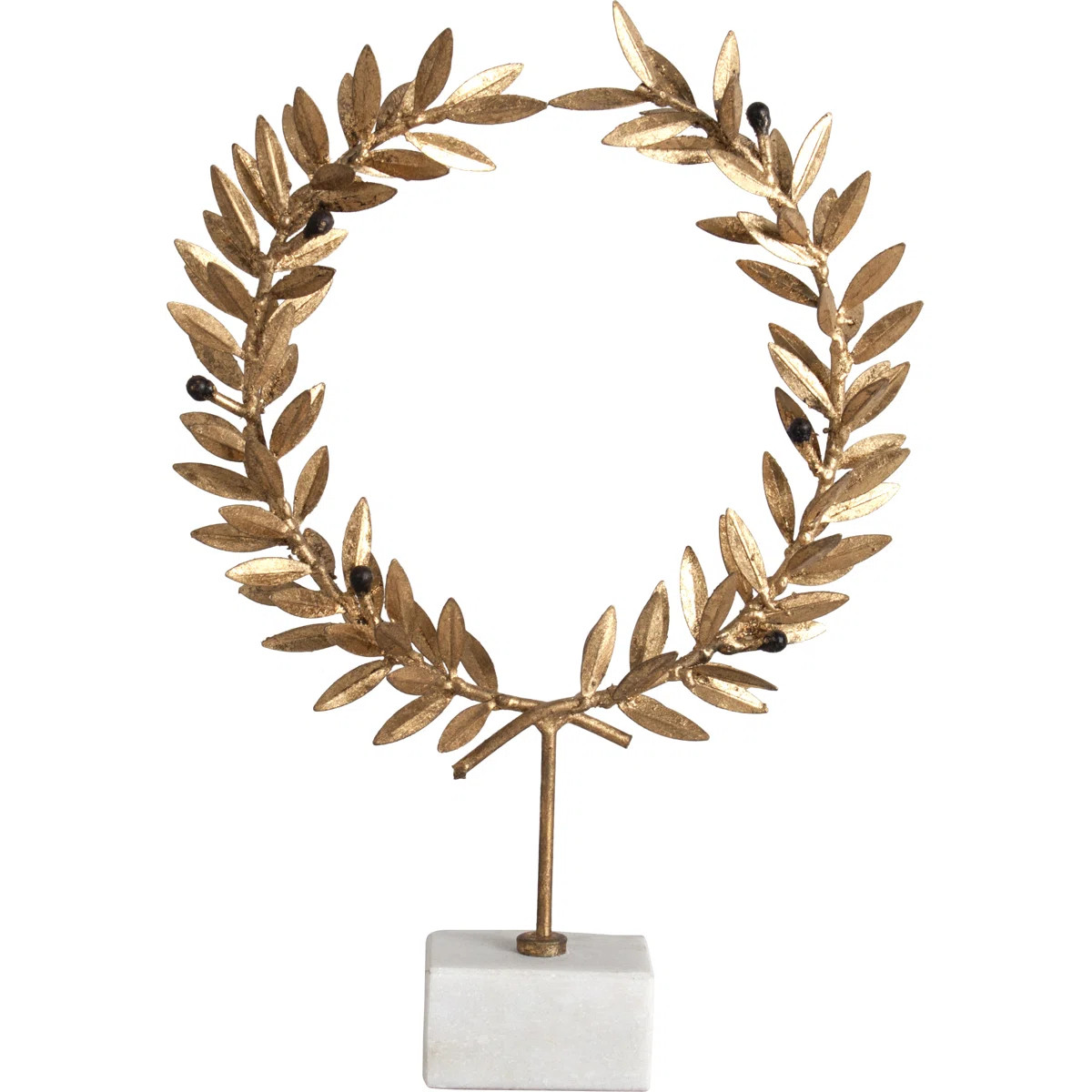 Kotinos 9.5" Wreath on Stand Sculpture | Perigold