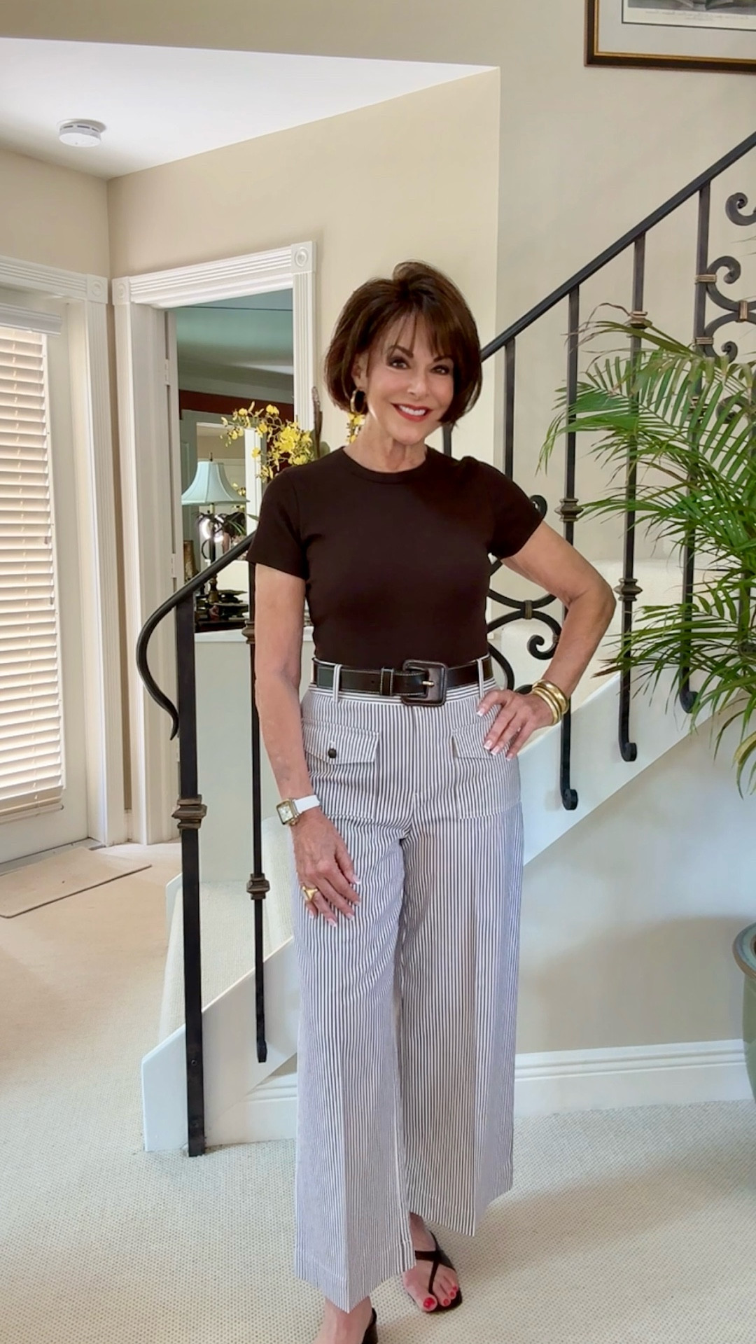 It’s Spring and time to assess your wardrobe!  What pieces are you missing to complete outfits? Make a list and set out to find the missing pieces that help you look and feel put together. Tip:  the best way to balance a wide leg pant is to wear a close fitting top - especially true for petites! 

#LTKSeasonal #LTKOver40 #LTKPetite