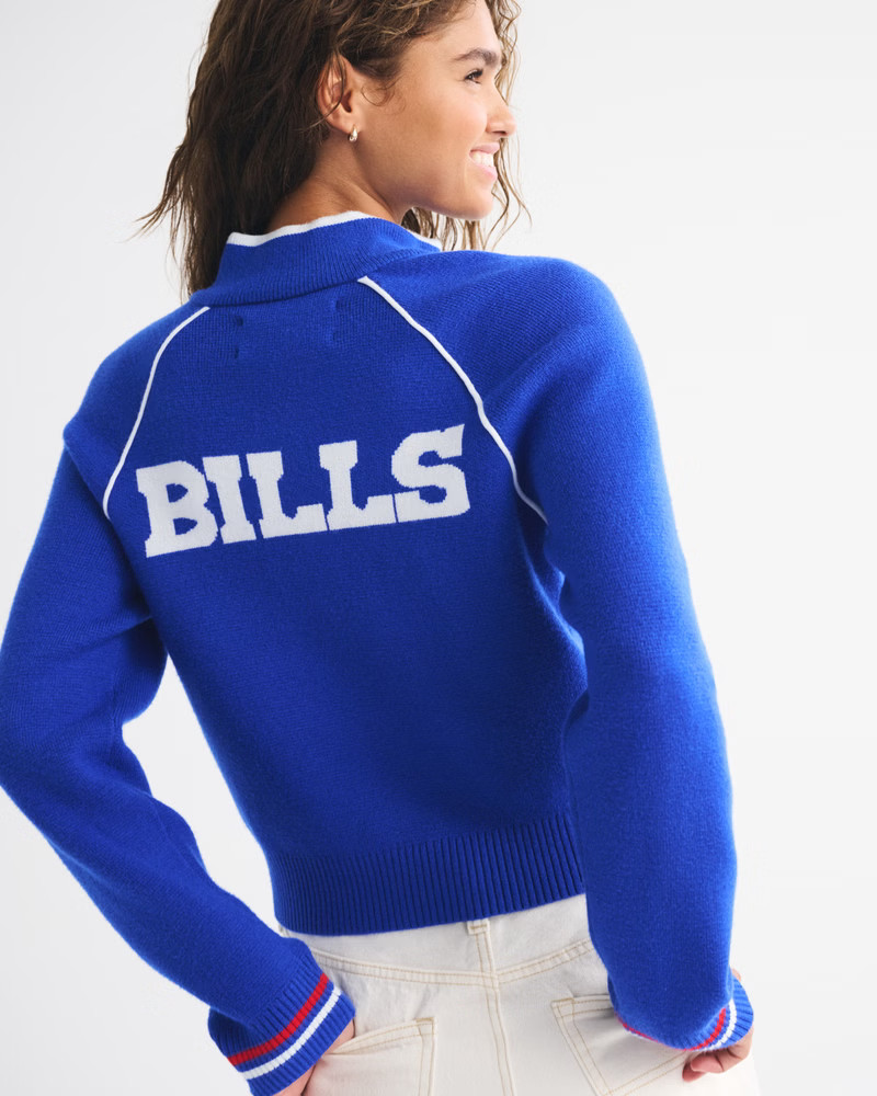 Buffalo Bills Mockneck Zipper Cardigan | Abercrombie & Fitch (US)