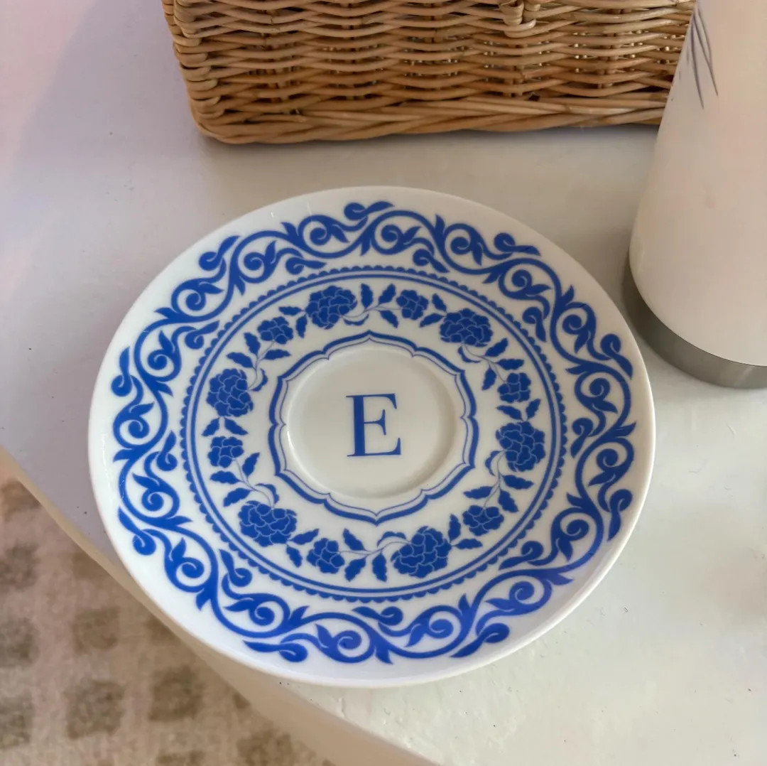 Custom Blue and White Plate Dish for Decoration - Etsy | Etsy (US)