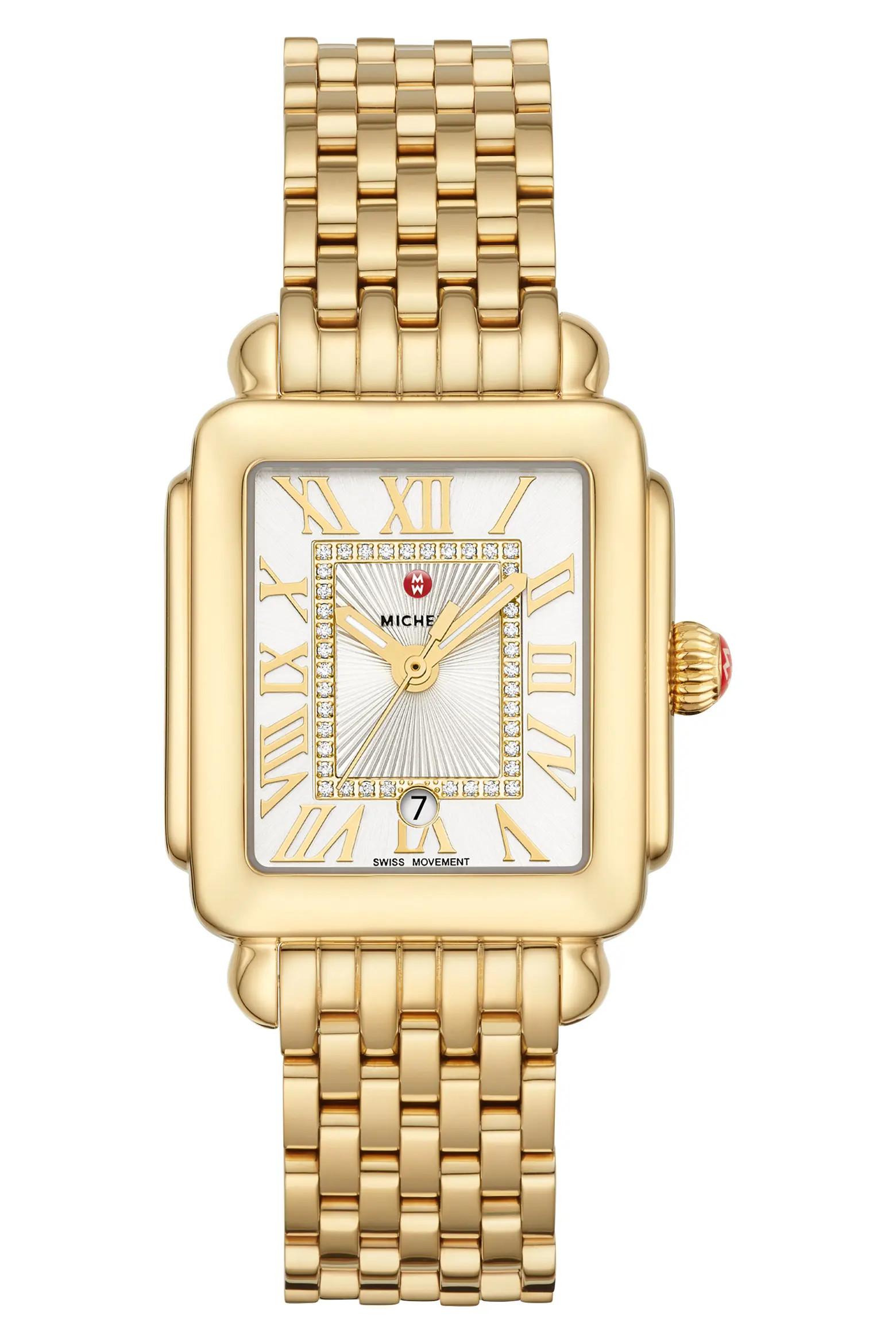 MICHELE Deco Madison Mid Diamond Dial Bracelet Watch, 29mm x 31mm (Women) | Nordstrom | Nordstrom