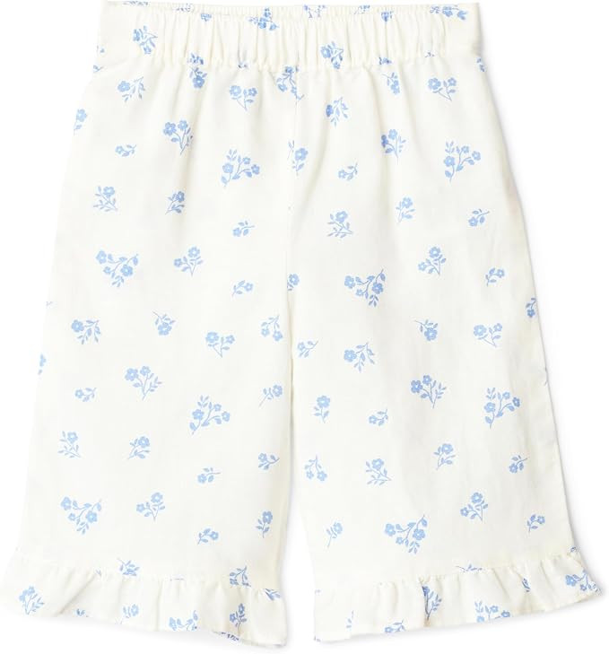 Amazon Essentials x Sofia Grainge Toddlers and Baby Girls' Cotton Linen Wide Leg Pull-on Pant wit... | Amazon (US)