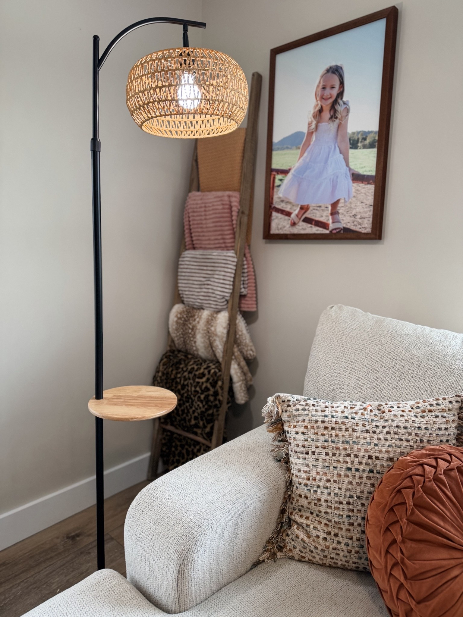 beautiful floor lamp that adds a perfect touch to any space 🧡

#LTKHome