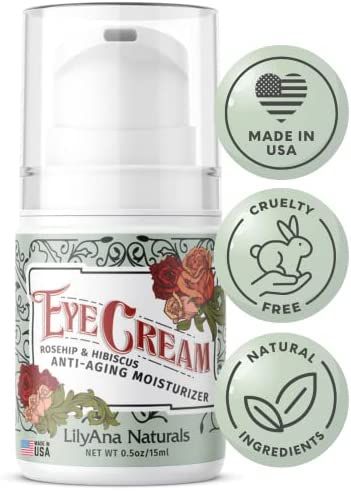 LilyAna Naturals Eye Cream - Eye Cream for Dark Circles and Puffiness, Under Eye Cream, Anti Agin... | Amazon (US)