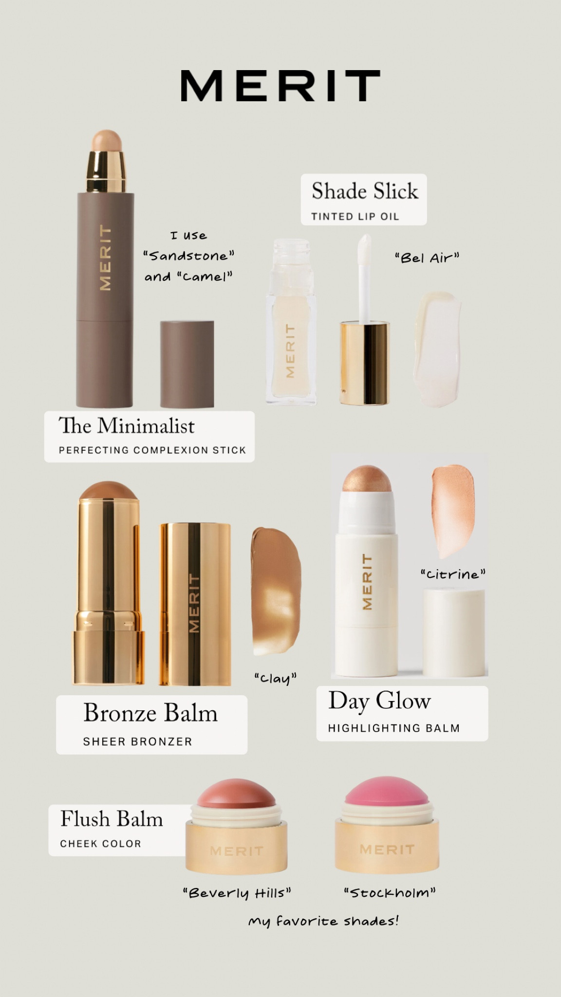 My daily Merit Beauty essentials  

#LTKGiftGuide #LTKBeauty #LTKSaleAlert