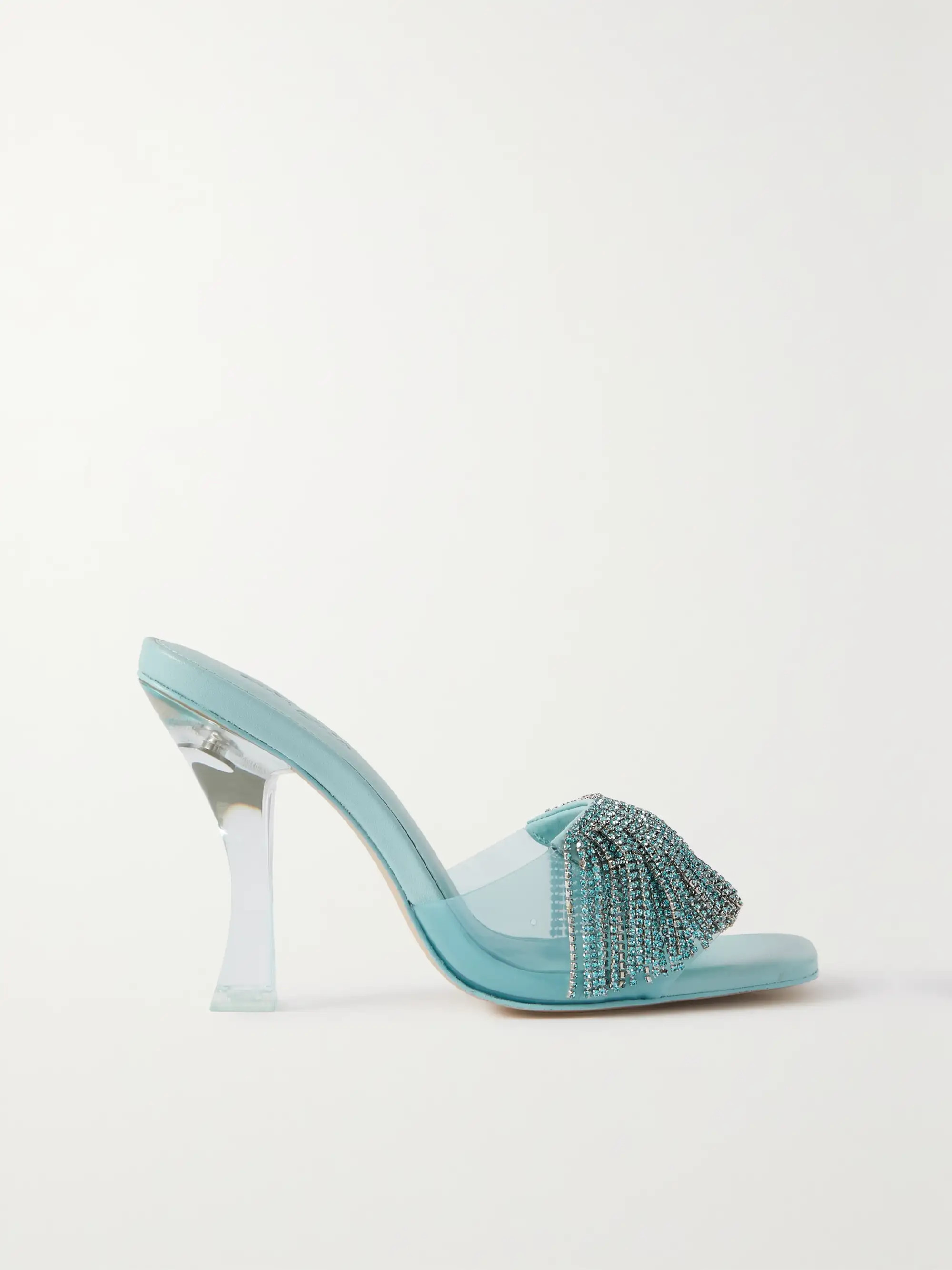 Lana embellished vinyl and leather sandals | NET-A-PORTER (UK & EU)