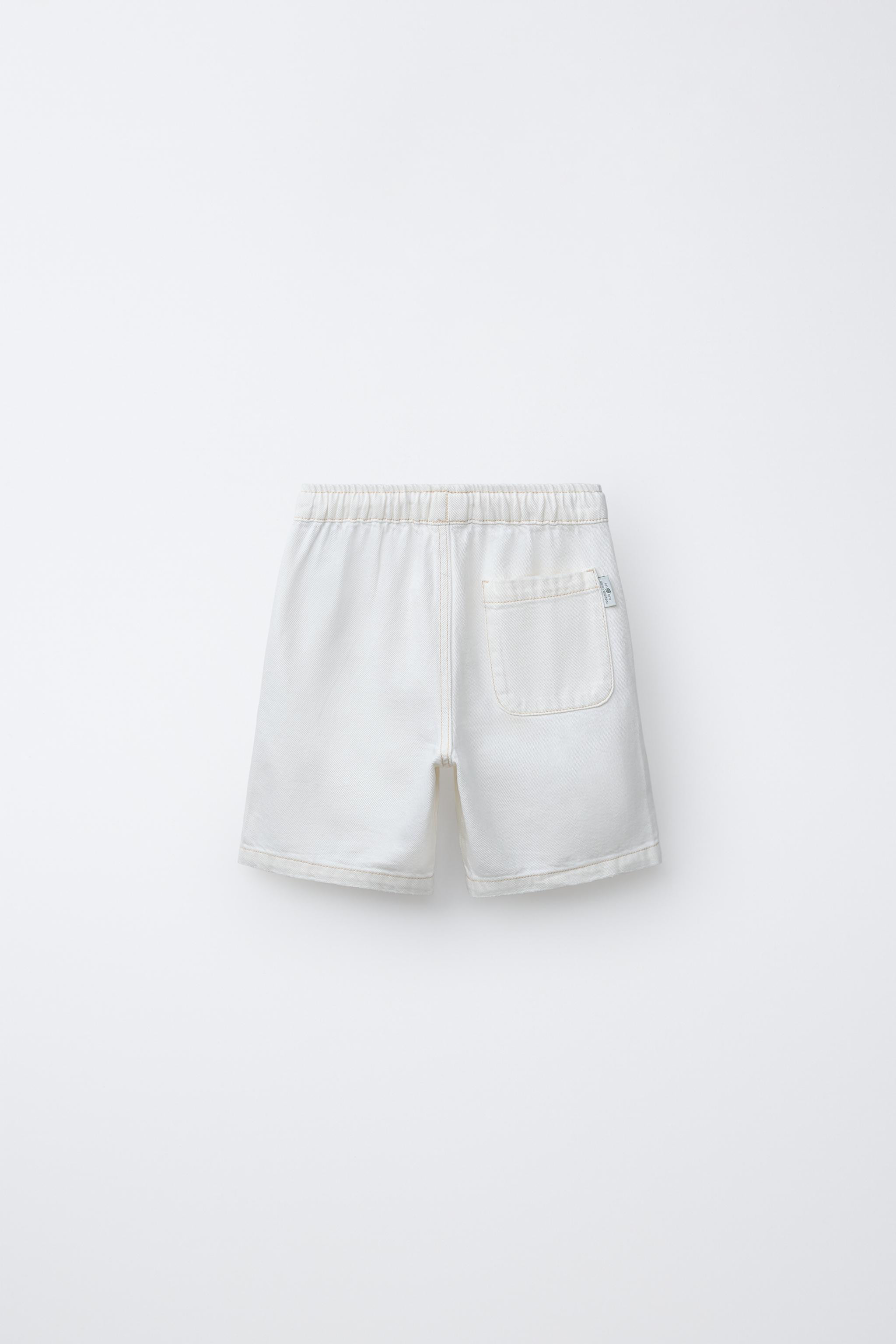 LOOSE-FIT DENIM BERMUDA SHORTS | Zara UK