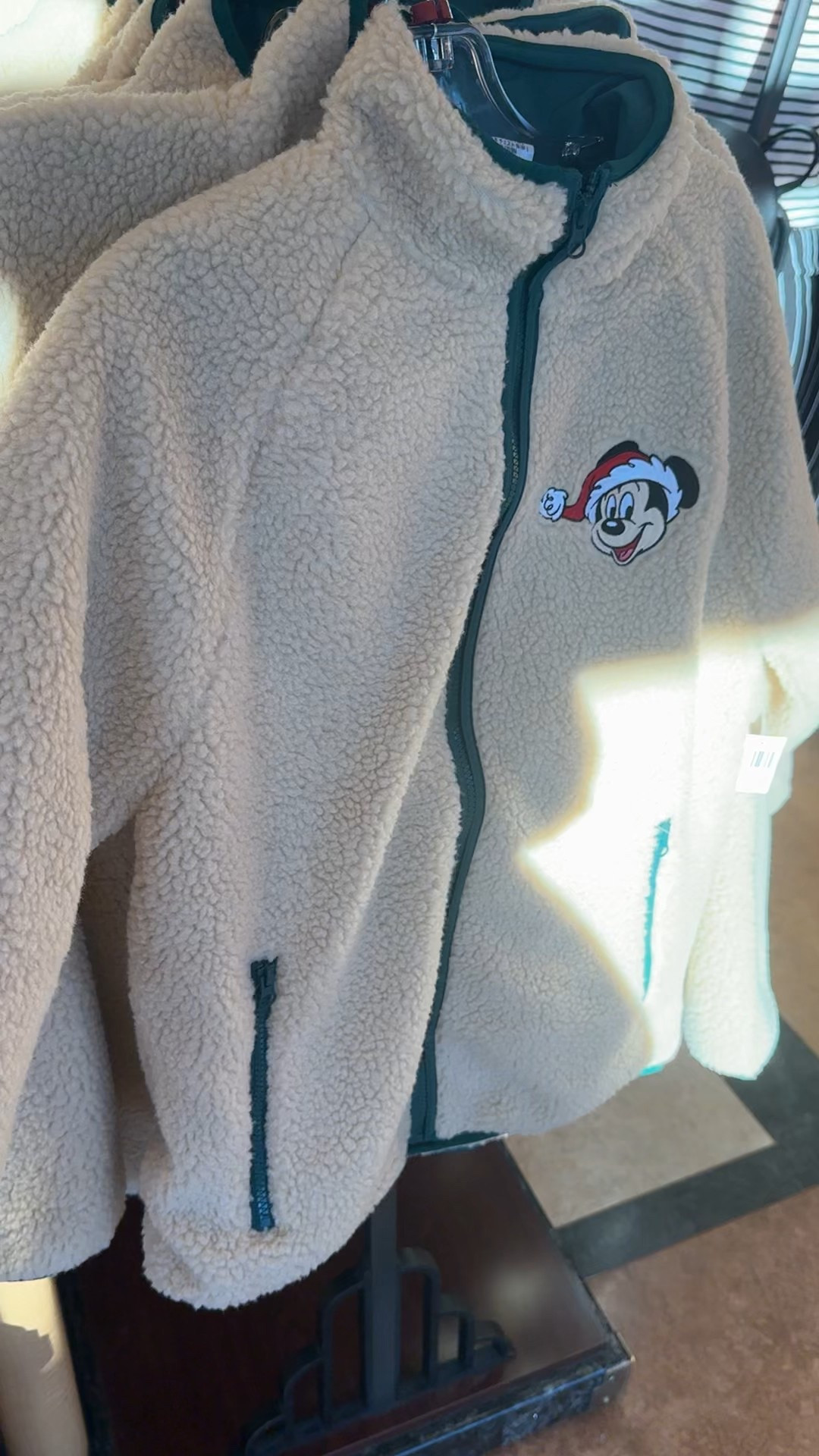 Disneyland Christmas fleece 🎄✨ Disney store just added the same Sherpa zip up with Santa Mickey on the back, but you can also find it in the parks with red embroidered Disneyland lettering! 

#LTKGiftGuide #LTKSeasonal #LTKHoliday