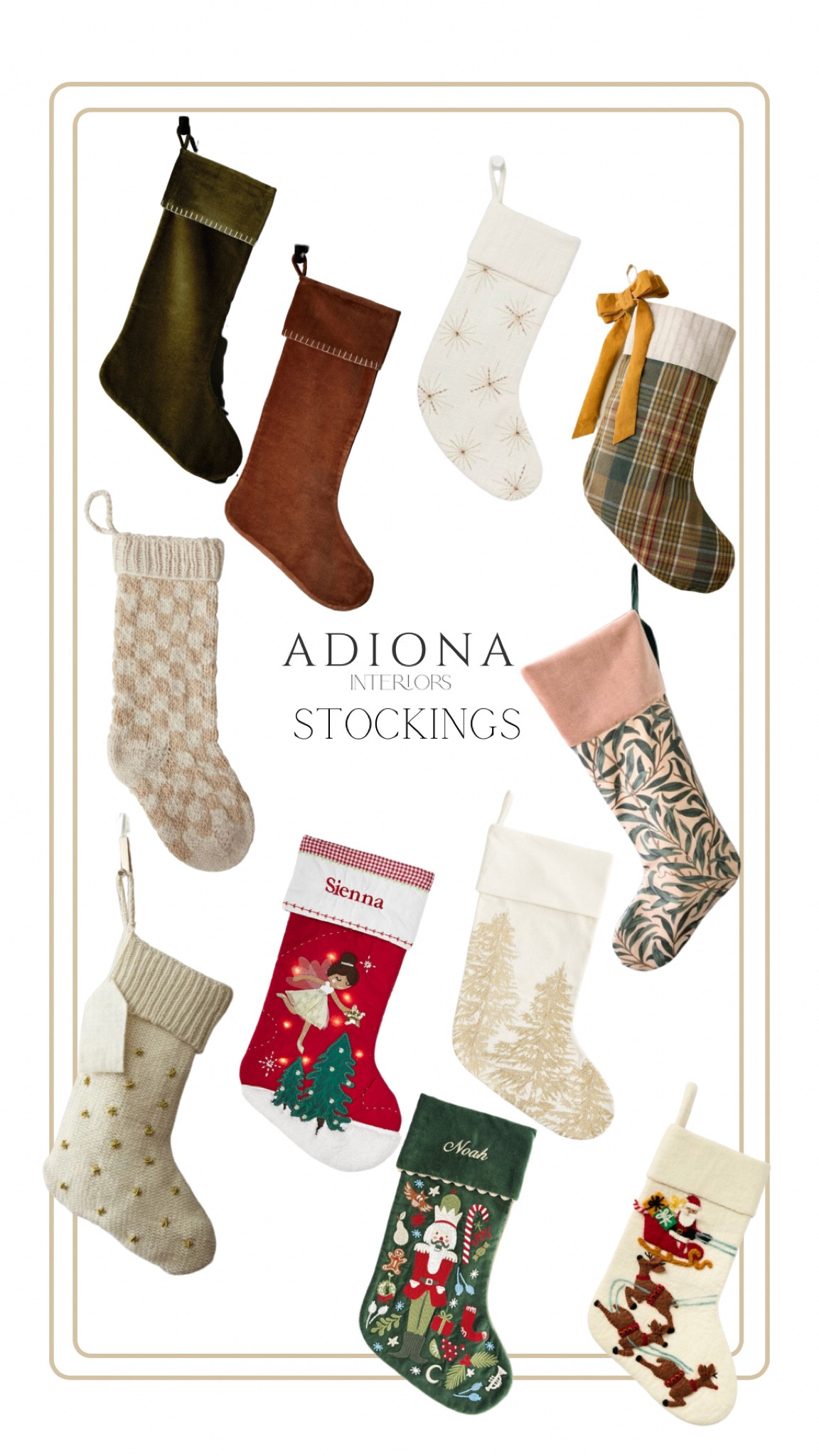 Christmas stockings 
Christmas decor

#LTKSeasonal #LTKHolidaySale #LTKHoliday