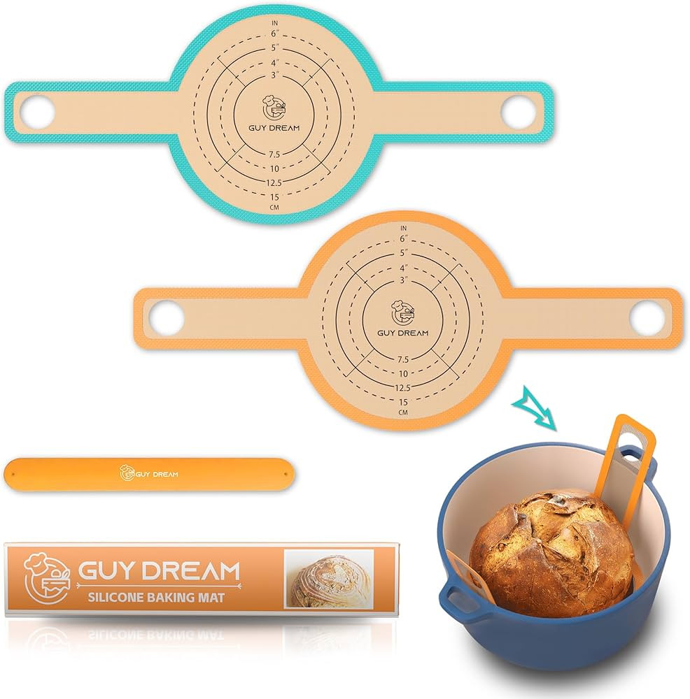 GUYDREMAT Bread Sling - Perfect Silicone Baking Mat for Sourdough Bread Baking – Superior Cast ... | Amazon (US)