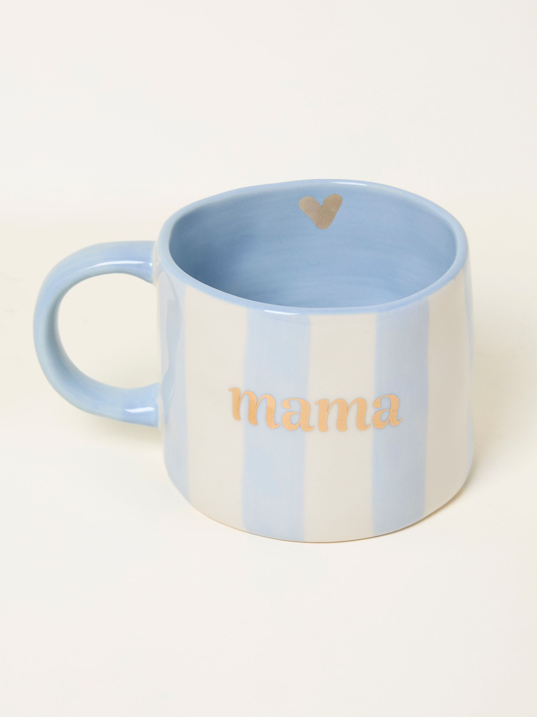 Blue Mama Stripe Mug | FatFace | Fat Face