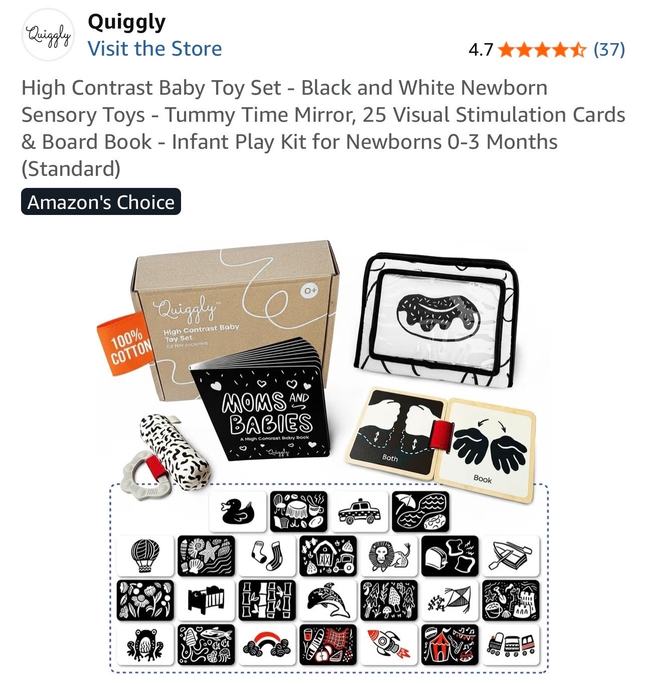 This newborn high contrast set is only $13.20 with coupons right now! 
Add the coupon then type in the additional coupon: BNWTOYSET

#LTKmomlife #LTKKids #LTKBaby