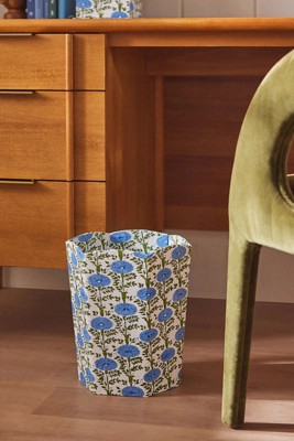 Inner Child Scallop Printed Waste Bin | Anthropologie (US)