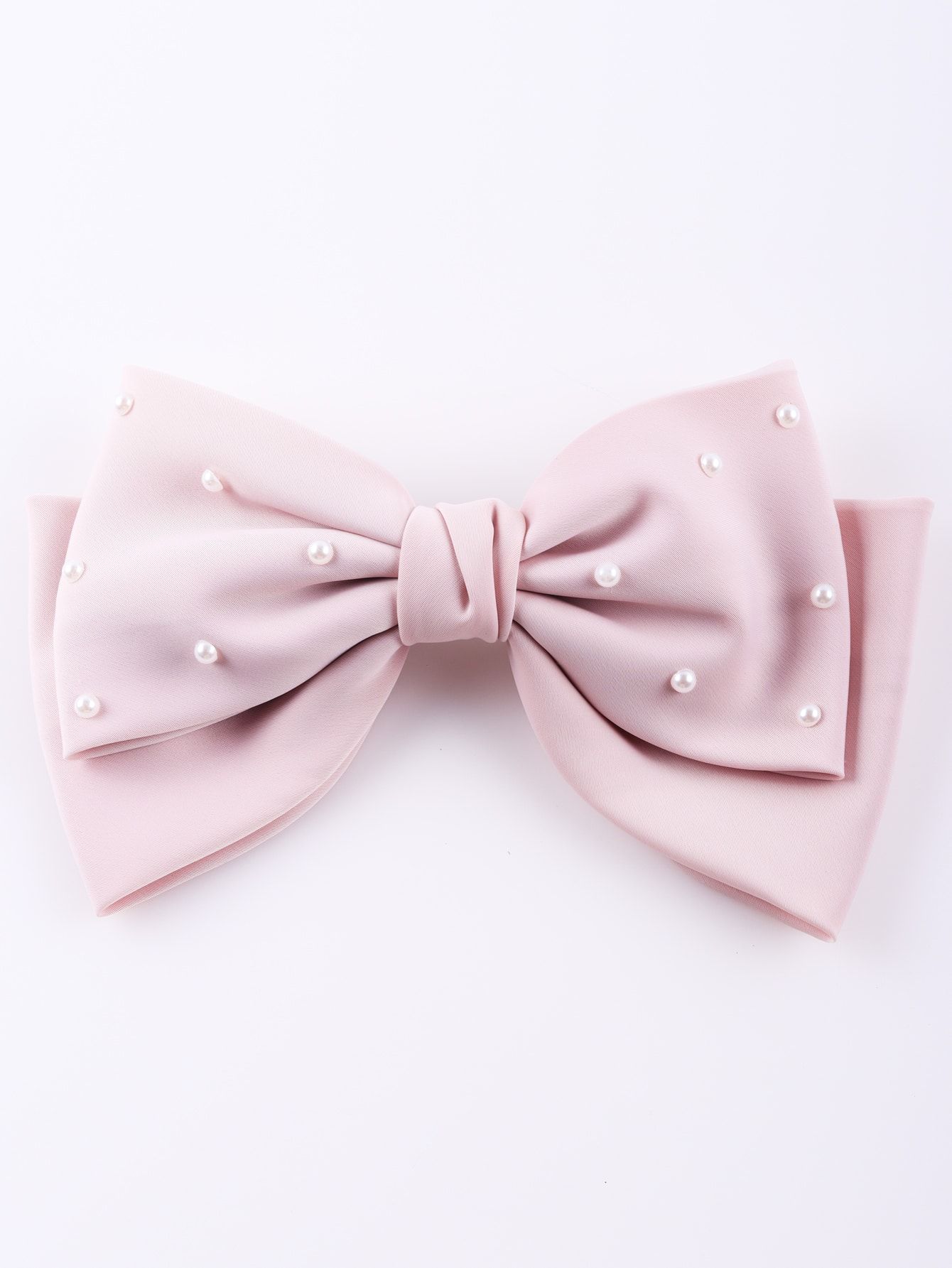 1pc Ladies' Pink Fashionable Bow Hair Clip | SHEIN