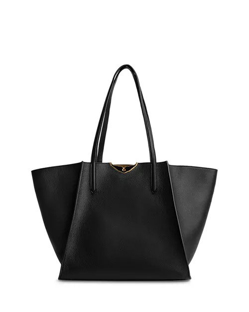 Zadig & Voltaire Le Borderline Graine Medium Leather Tote Bag   | Bloomingdale's Sale Handbags To... | Bloomingdale's (US)