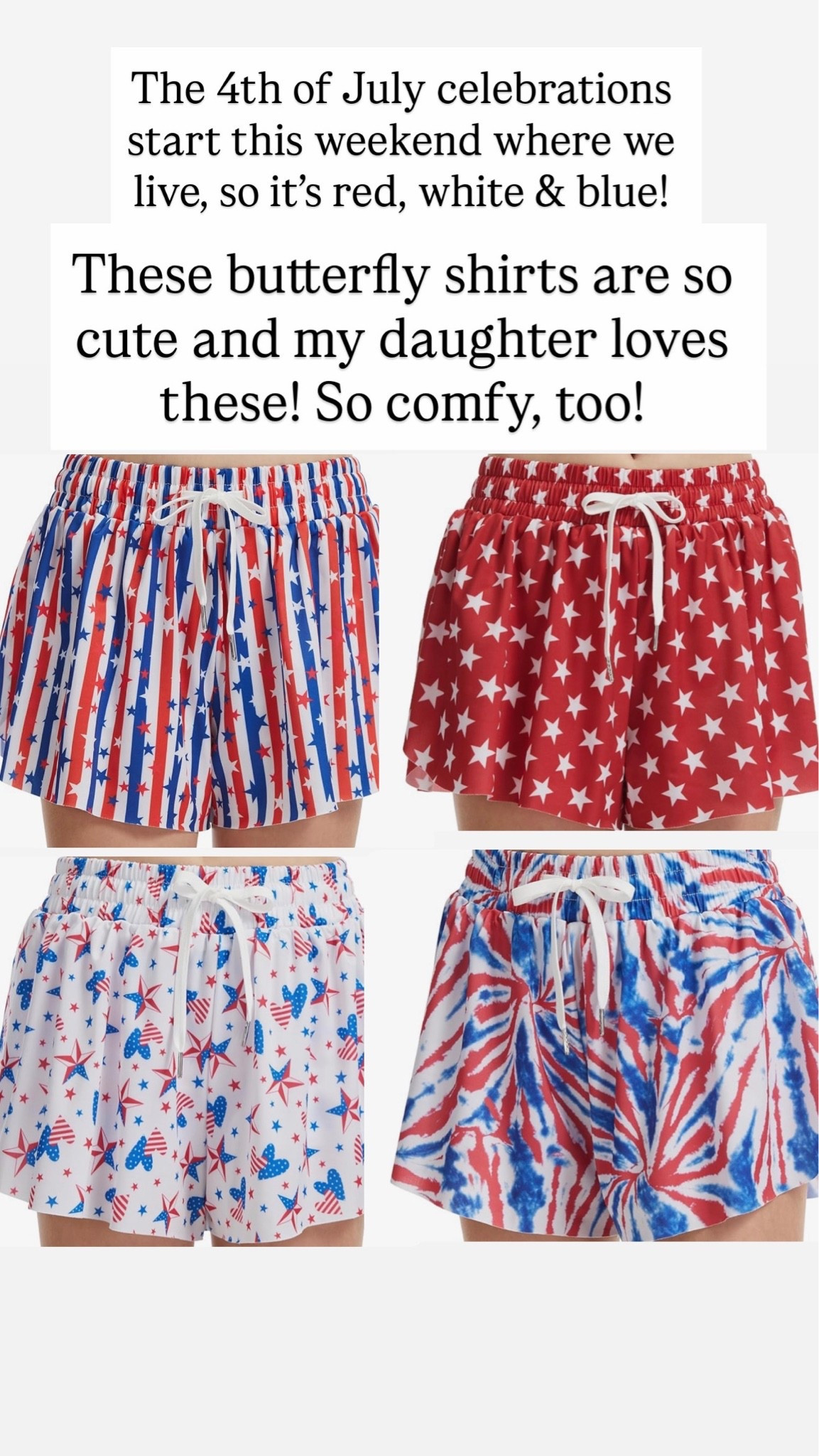 I love these 4th of July butterfly shorts for girls

#LTKKids