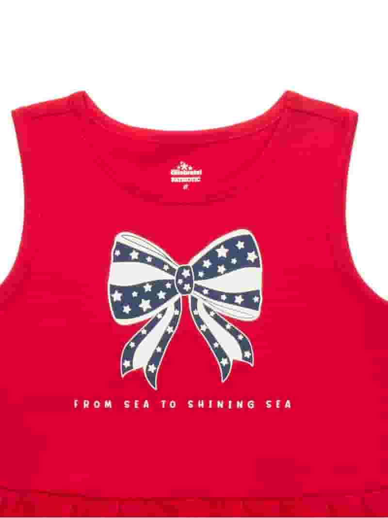 Americana Toddler Girls Peplum Tank Top from Way to Celebrate, Sizes 18M-5T | Walmart (US)