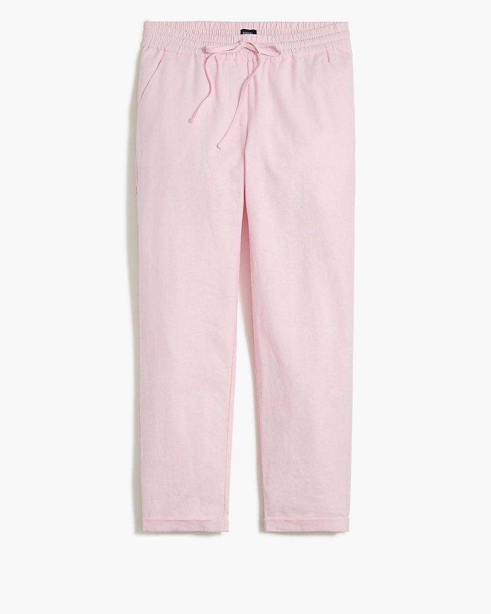 Linen-cotton blend drawstring pant | J.Crew Factory