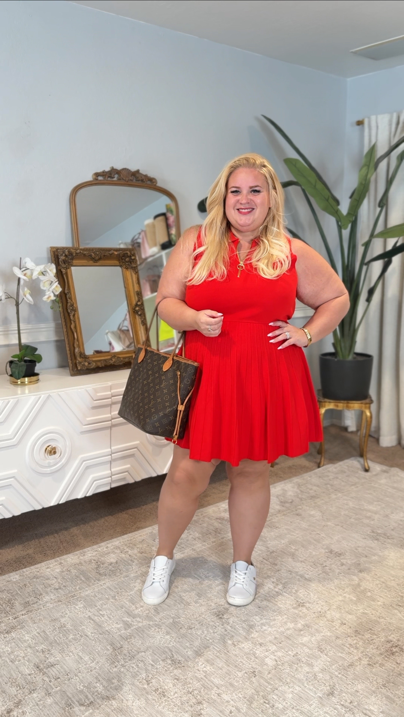 My fav tennis dress ever! Up to 4x
Wearing 2x - stretchy

#LTKPlusSize #LTKFindsUnder50 #LTKStyleTip