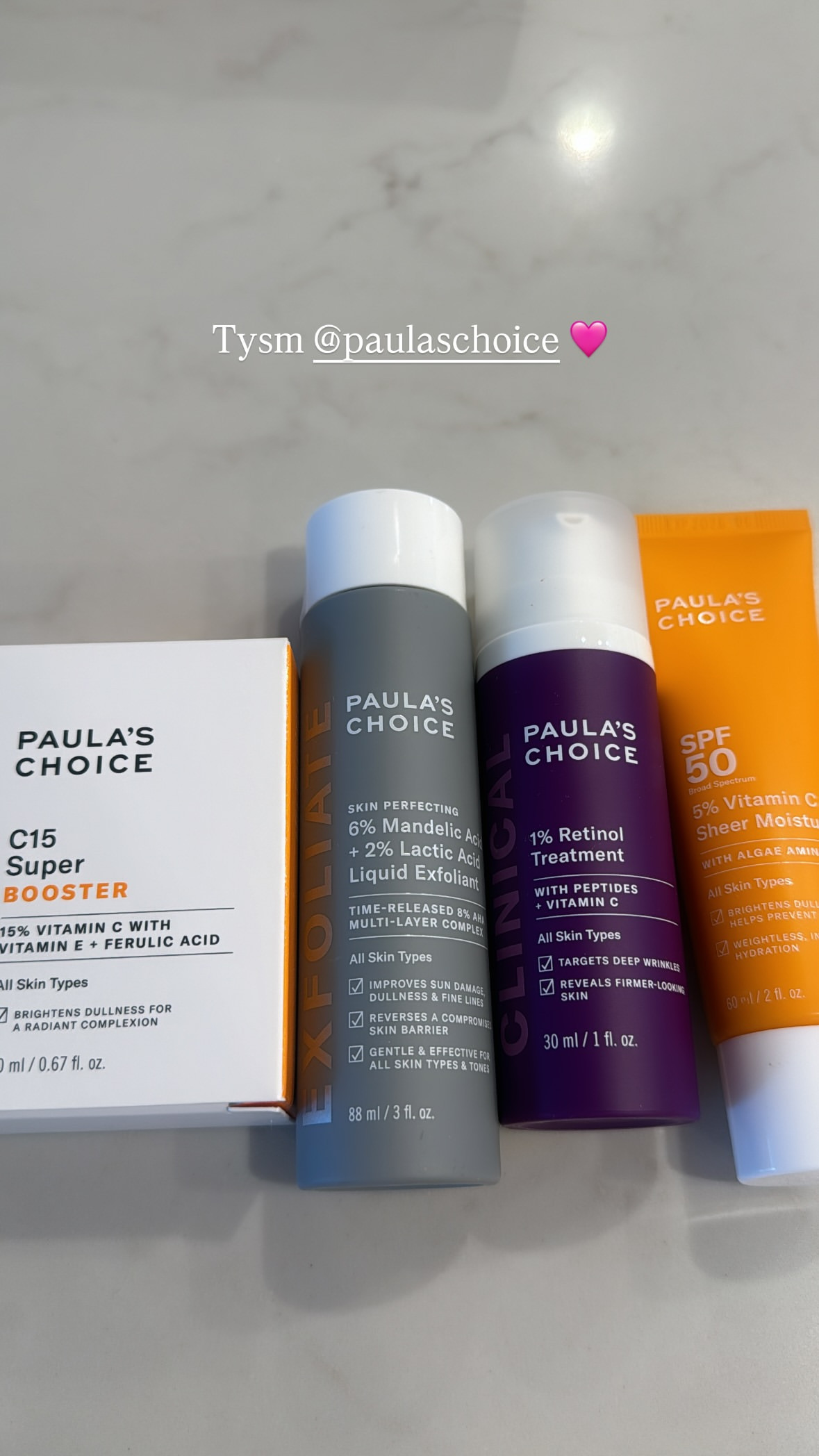 I’m trying to take care of my skin more now than I’m in my 30s and testing out Paula’s  choice

#LTKHome #LTKFindsUnder50 #LTKBeauty