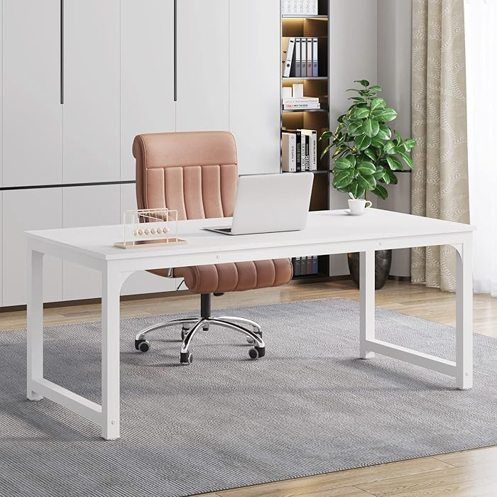 Tribesigns Modern Computer Desk, 63 x 31.5 inch Large Executive Office Desk Computer Table Study ... | Amazon (US)