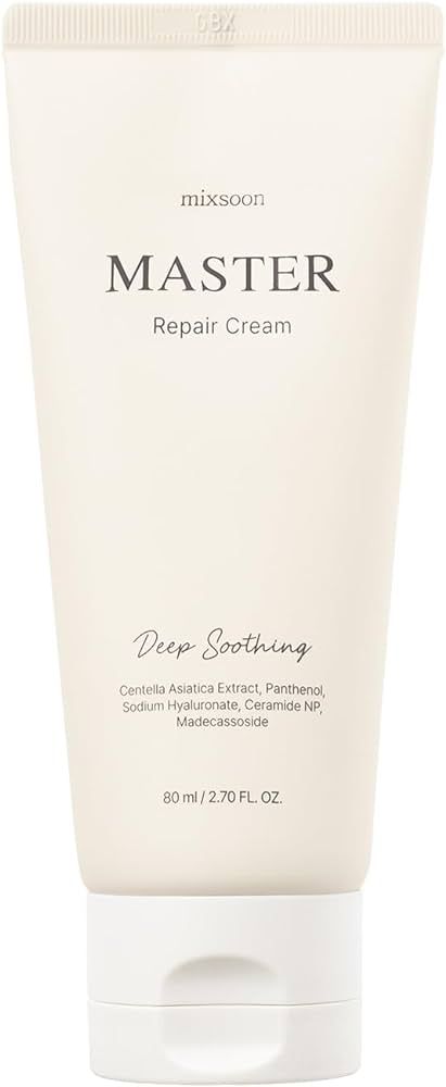 [Mixsoon] Master Repair Cream - Deep Soothing 2.7 fl oz / 80ml | Centella asiatica extract moistu... | Amazon (US)