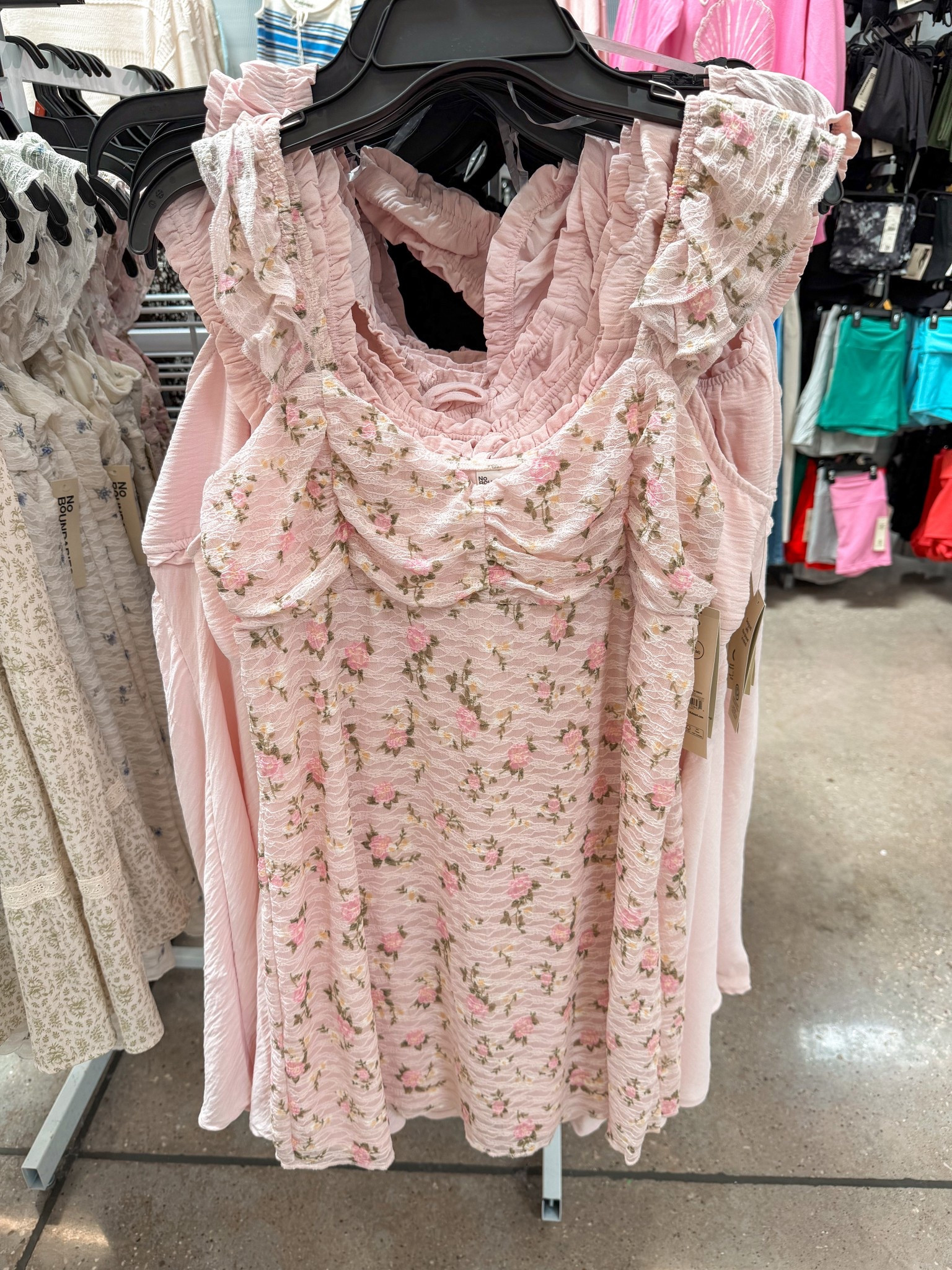 New ruffle mini dress!