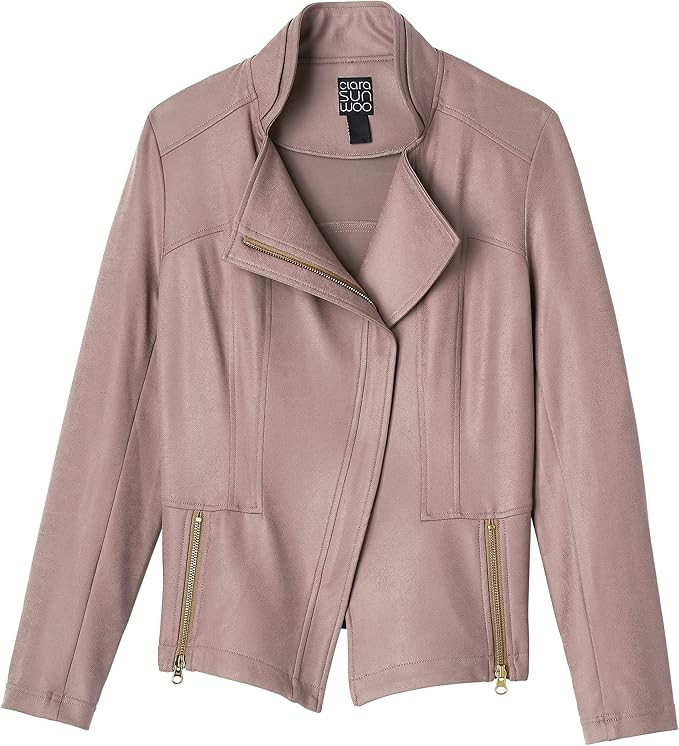 Clara Sunwoo Liquid Leather Signature Womens Jacket | Amazon (US)