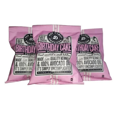 Pop Daddy Popcorn-Birthday Cake 2oz-3pk | Walmart (US)