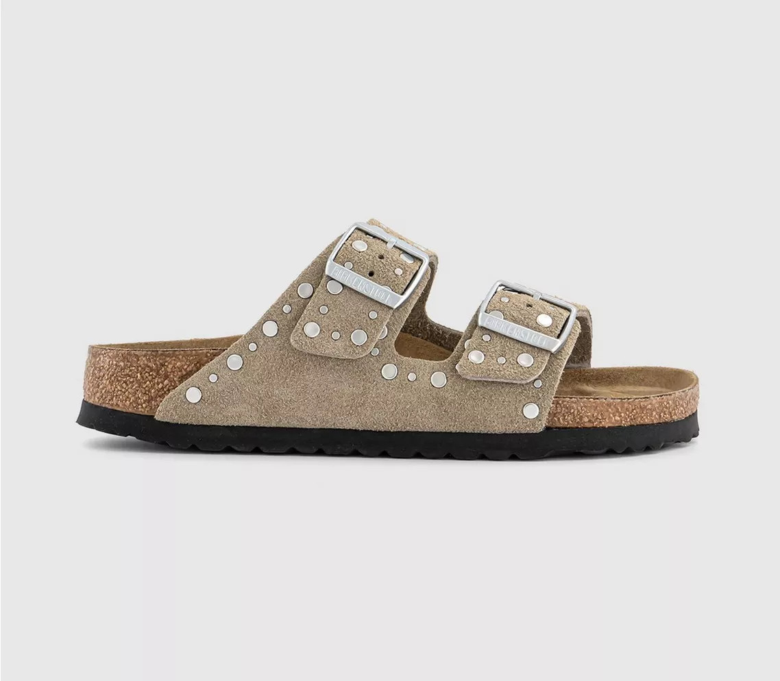 Taupe Rivet | Office Shoes (UK)