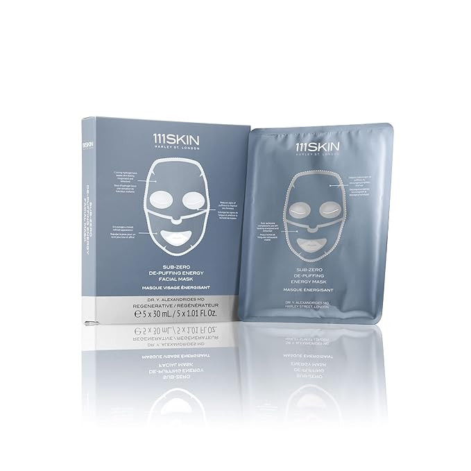 111SKIN Sub-Zero De-Puffing Energy Facial Mask | Fragrance Free | Tighten, De-Puff & Refresh | Pe... | Amazon (US)
